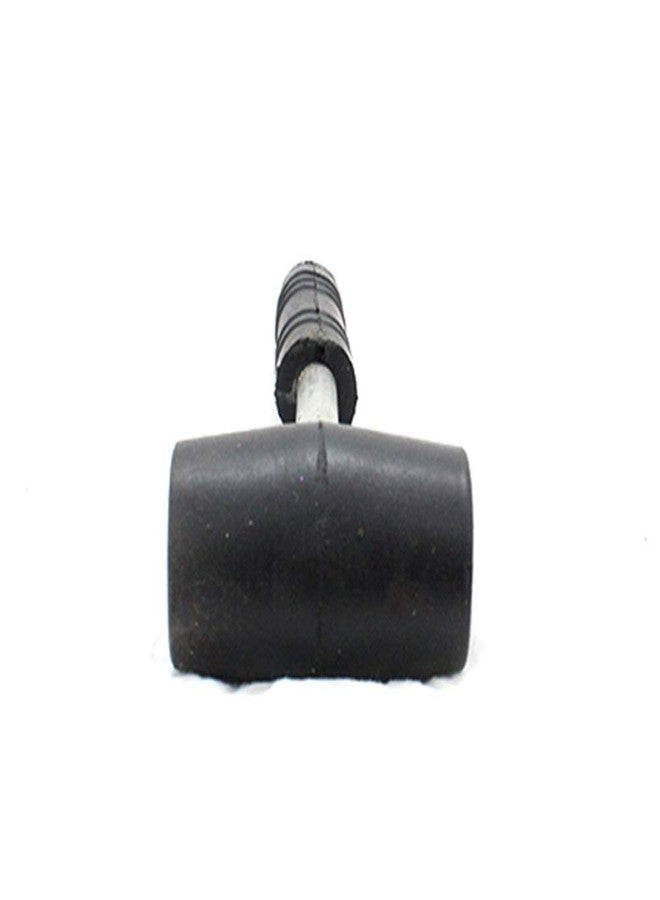 LOVELY® 1 Inch Diameter Rubber Mallet Hammer With Steel Handle For Soft Impact And No Damage - Image 3
